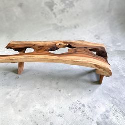 74”-25”-18” Live Edge Unique Bench or Decorative Coffee Table