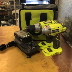 2 Ryobi Drills With Battery And Charger 