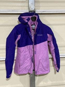 Columbia 3-in-1 Snow Jacket Purple Pink Kids M (10/12)