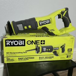 Reciprocating Saw Ryobi 18v Tool Only 