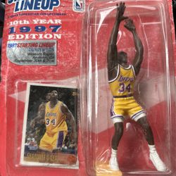 1997 Shaquille O'Neal Los Angeles Lakers Convention Starting Lineup SHAQ 