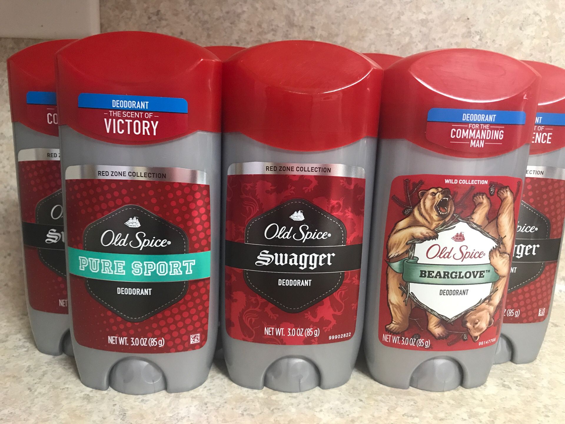 Old Spice deodorant for $2.5 each