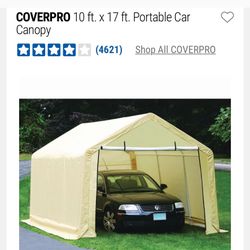 Coverpro 10’x17’ Portable Car Port Canopy