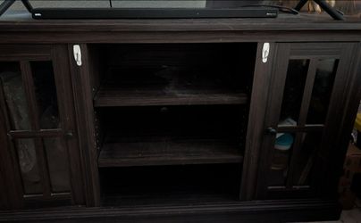 Large Wood TV Stand / Media Console - Holds Up to 85” TVs!