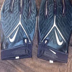 brand new navy nike football gloves