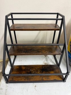Industrial 3-Tier Tabletop Shelf Organizer