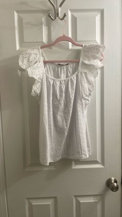 Women’s White Blouse L