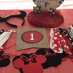 Minnie & Mickey Mouse Party 🎈 Decorations !!!