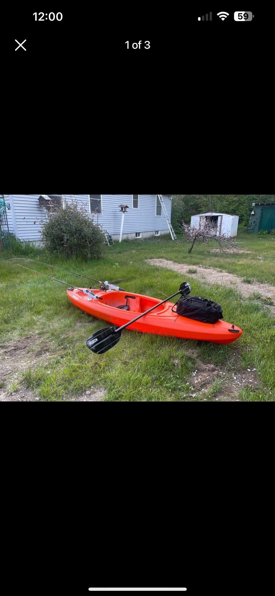 Lifetime 8ft Kayak