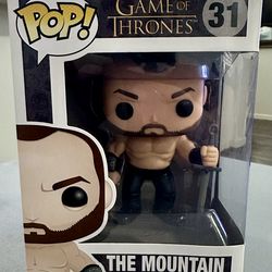 🏰2015 Funko POP! Game of Thrones Edition Five #31 The Mountain Gregor Clegane⚔️