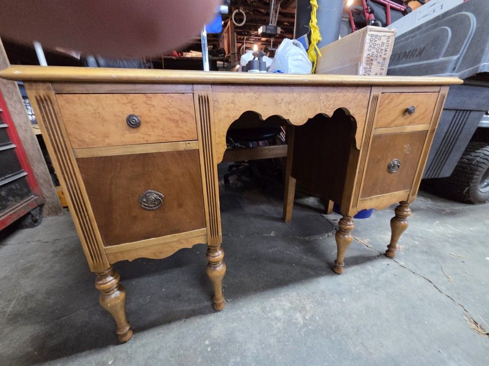 Antique Desk, Solid Wood