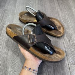 Birkenstock Como Iron Thong Sandals Black Size 44  Regular 11 US