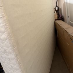 Queen box spring and frame