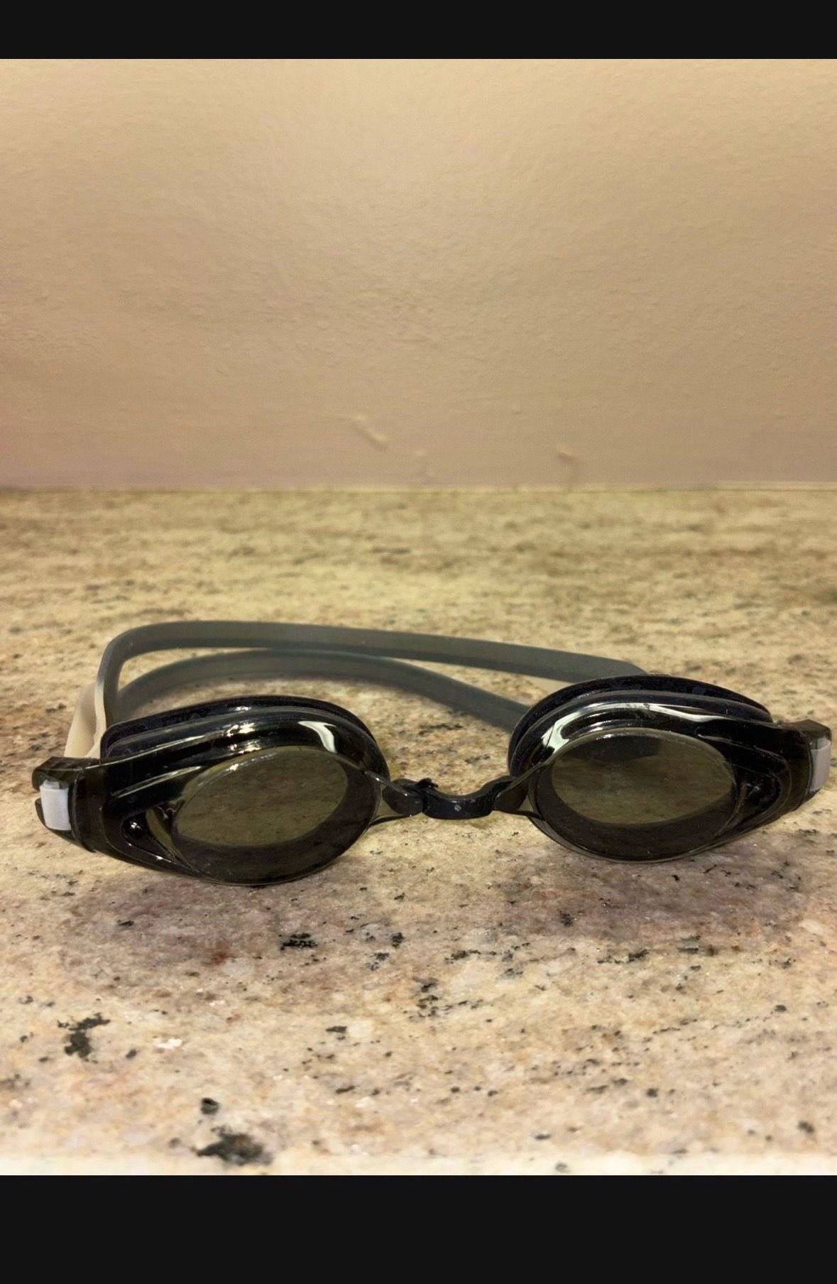 Black Unisex Kids Swimming Goggles