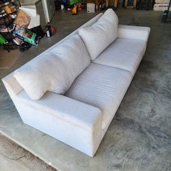 8' Plush Sofa