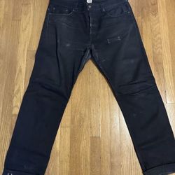 Railcar Fine Goods Spikesx026 Double Black Selvedge Jeans