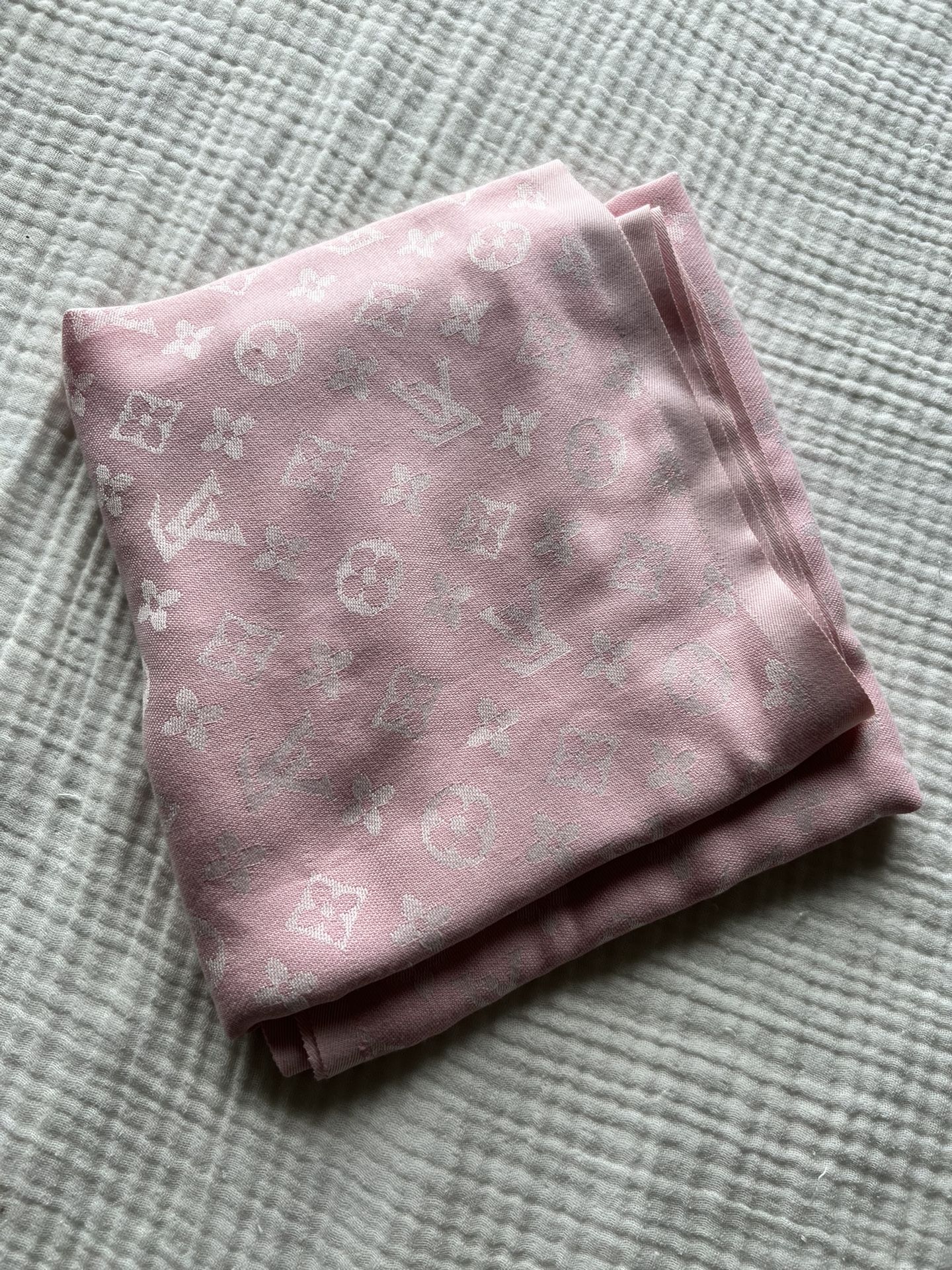 Louis Vuitton Pink Scarf