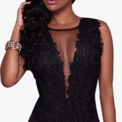 Sexy Lace Bodysuit Jumpsuit