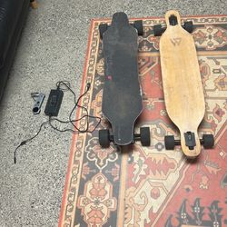 Backfire Electric Long Board As Well As Regular Long Board