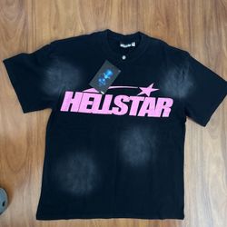 Hellstar Classic Graphic Pink T-Shirt