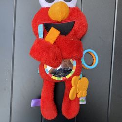 Bright Starts Sesame Street Elmo Travel Buddy Plush Take-Along Stroller Carrier