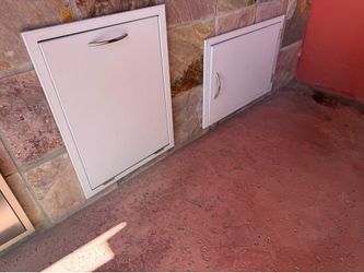 Two Built in BBQ Doors (27” x 20”)