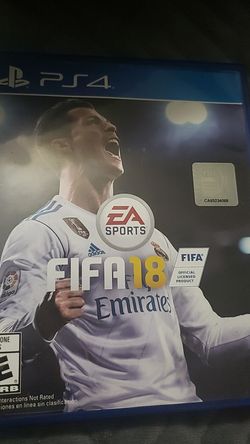 FIFA 18 PS4 game