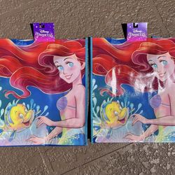 2 Brand new Disney The Little Mermaid reusable bags