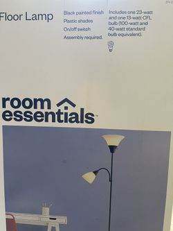 Room Essentials Dual Floor Lamp