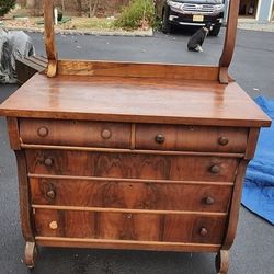 Late 19th Century Dresser With mirror 