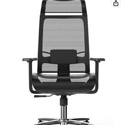 Brand New Black All Mesh Tall Back Ergonomic Office Chair w/Adjustable Armrests/Lumbar/Headrest  Thumbnail