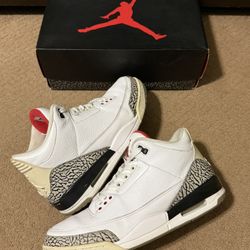 Nike Air Jordan 3 Retro White Cement (2011) Size 12 *READ LISTING*