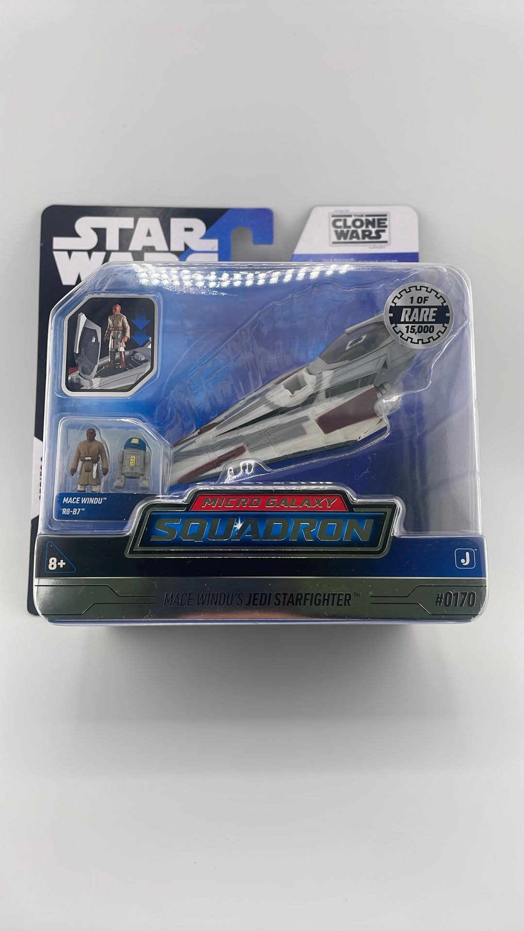 Star Wars Micro Galaxy Squadron Series 8 Mace Windu's Jedi Starfighter Chase