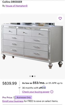 Collins dresser Excellent condition sells for $839.99