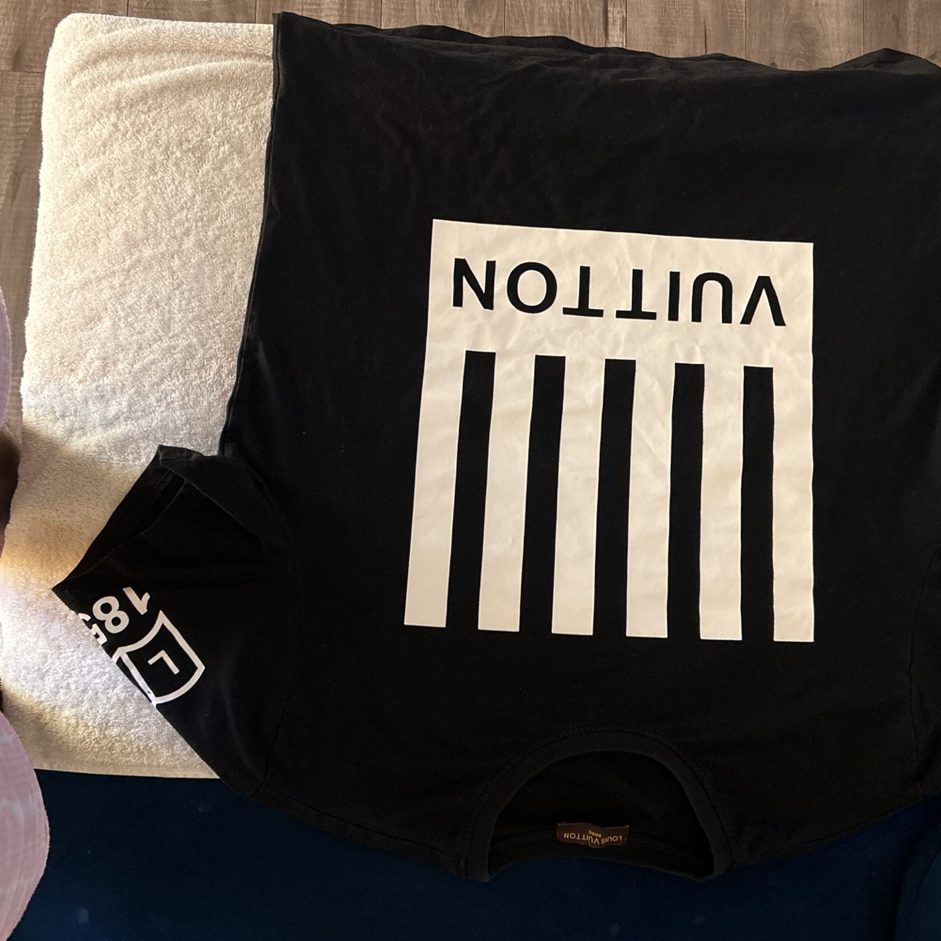 Authentic LOUIS VUITTON barcode and earth