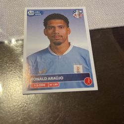 Copa America Ronald Araujo Card 