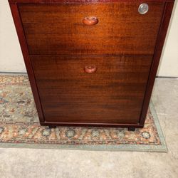 Beautiful Cherry Wood 2-Drawer Small Dresser *Delivery Available* 