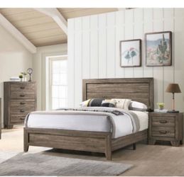 Queen Bed frame not including mattress and box spring