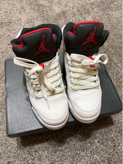 Jordan 5 White Cement