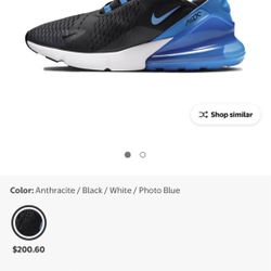 Size 11 Nike Air Max 270 Arctic Blue 