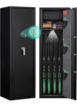 Gun safe locker with fingerprint Keypad and key brand new - on special cash deal $249