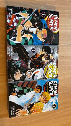 Demon Slayer Volumes 1-3 Manga