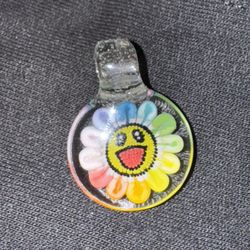 Rainbow Murakami Flower Pendant