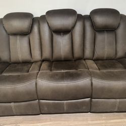 Couch And Loveseat w/ Built In Recliners