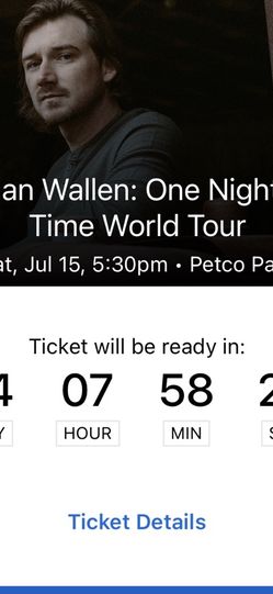 2 Morgan Wallen Tickets Petco Park 7/15