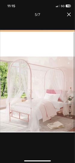 Twin size canopy bed Frame