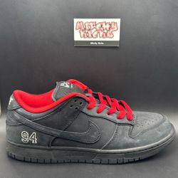 Nike SB Dunk Low Supreme 94 Black Sz. 10