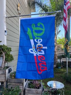 Dodgers flag size 5’x3’
