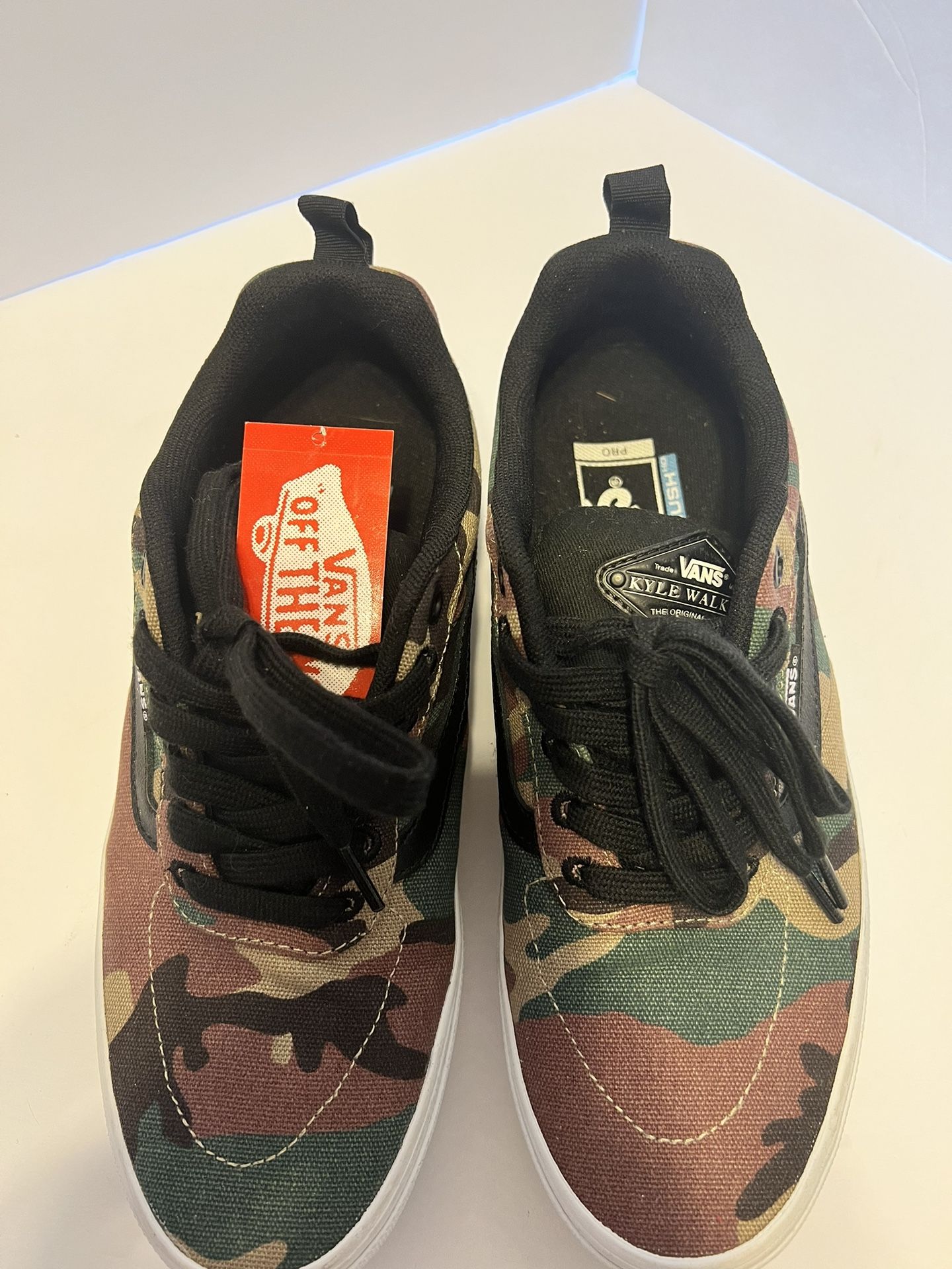 New Vans Kyle Walker Camo Skateboard Shoes