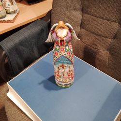 Jim Shore On The Cross Angel Figurine Crucifixion Of Luke 23:33 Easter